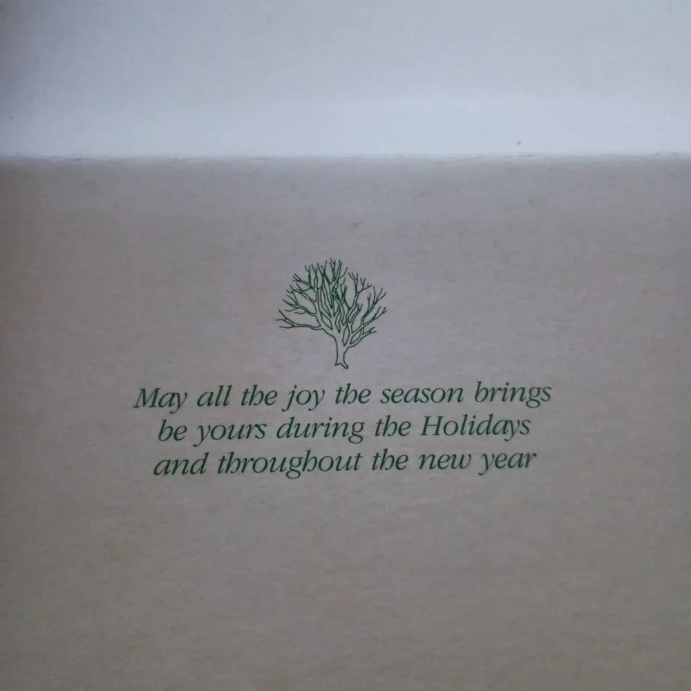 14 assorted unused vintage Christmas holiday cards with envelopes, 5 styles